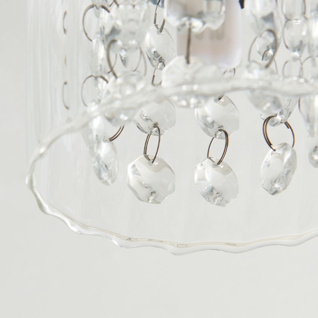 Pagazzi Yarrow 3 Light Polished Chrome Semi Flush Ceiling Light
