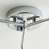 Pagazzi Yarrow 3 Light Polished Chrome Semi Flush Ceiling Light