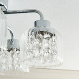 Pagazzi Yarrow 5 Light Polished Chrome Semi Flush Ceiling Light