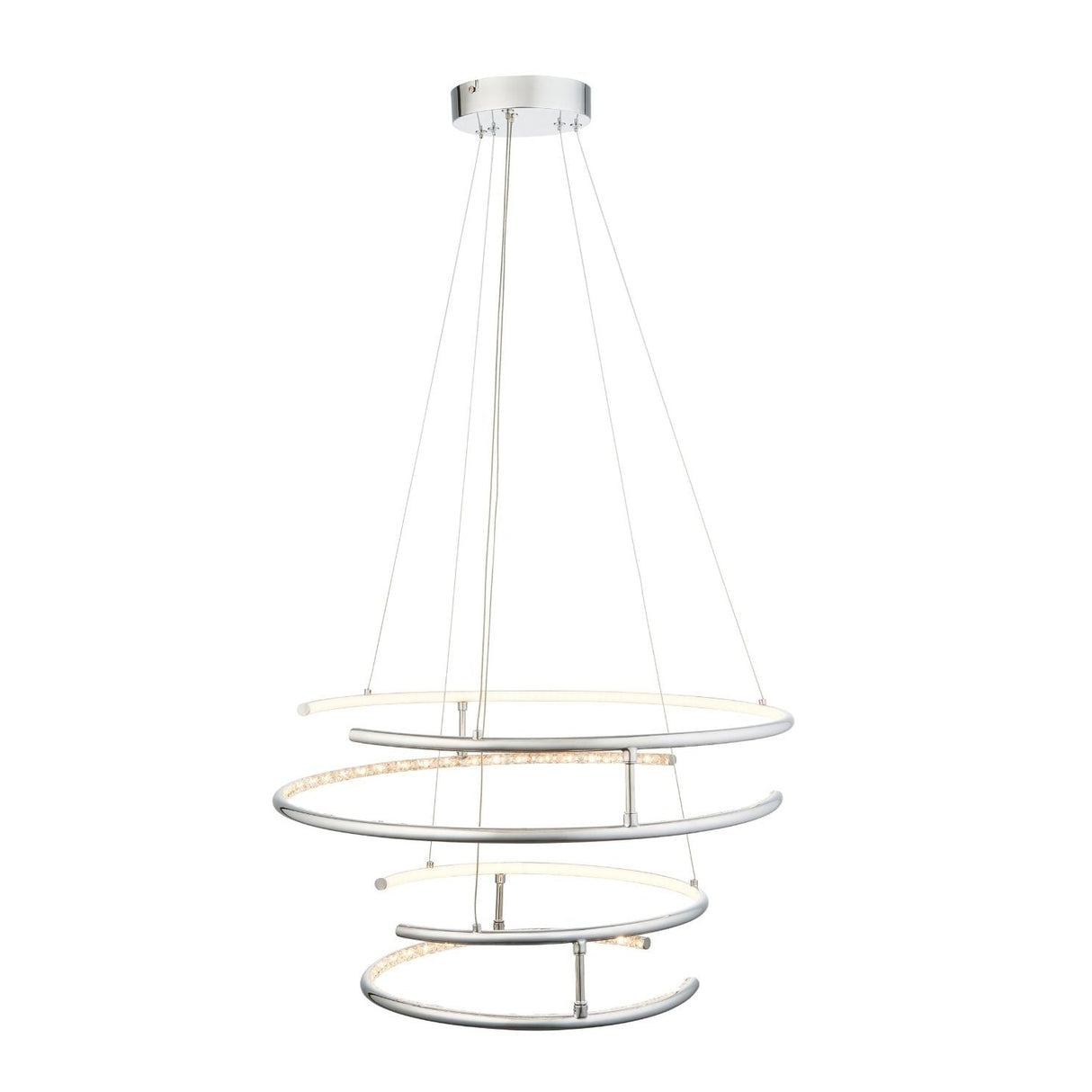 Pagazzi Mabel Silver LED Pendant Ceiling Light