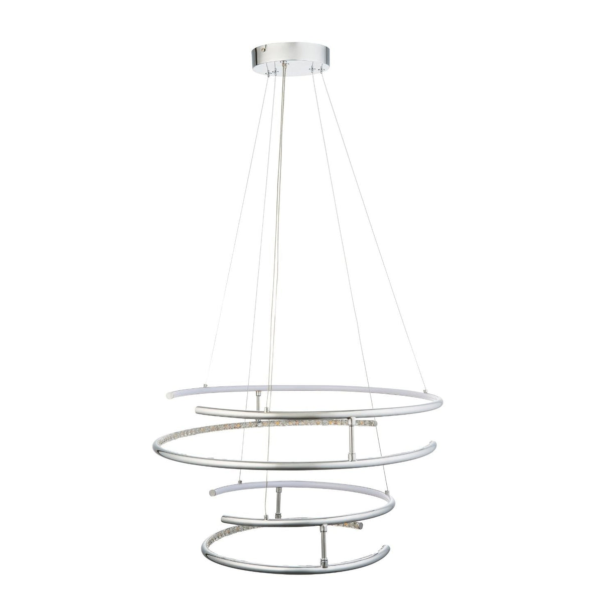 Pagazzi Mabel Silver LED Pendant Ceiling Light