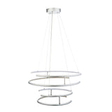 Pagazzi Mabel Silver LED Pendant Ceiling Light
