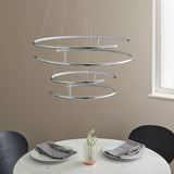 Pagazzi Mabel Silver LED Pendant Ceiling Light