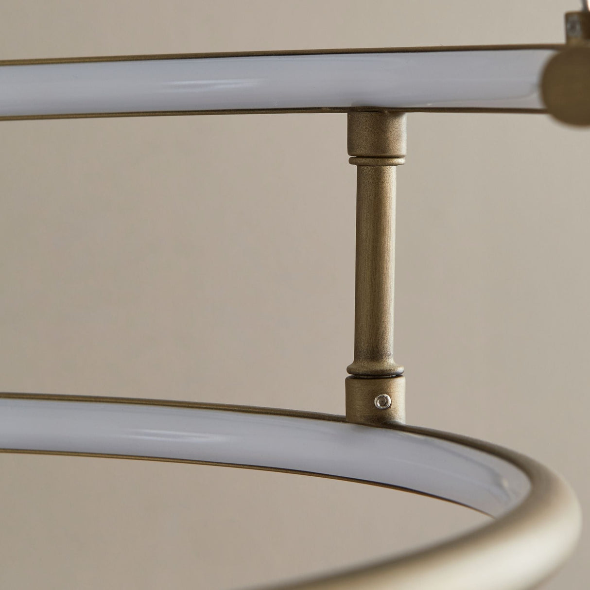 Pagazzi Mabel Antique Brass LED Pendant Ceiling Light