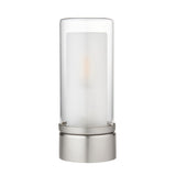Pagazzi Chepstow Silver Glass Touch Table Lamp