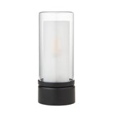Pagazzi Chepstow Matte Black Glass Touch Table Lamp