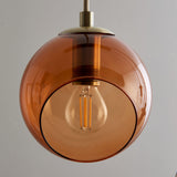 Pagazzi Branco 5 Light Antique Brass Ceiling Pendant Bar