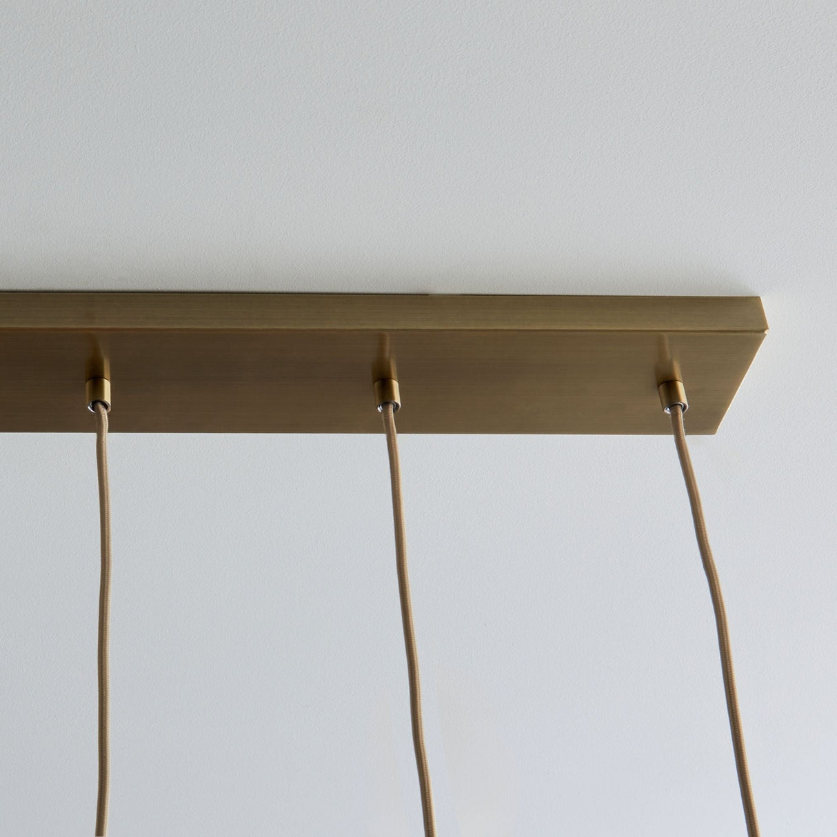 Pagazzi Branco 5 Light Antique Brass Ceiling Pendant Bar