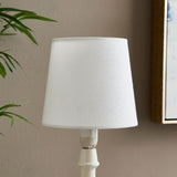 Pagazzi White Linen Clip-On Lampshade