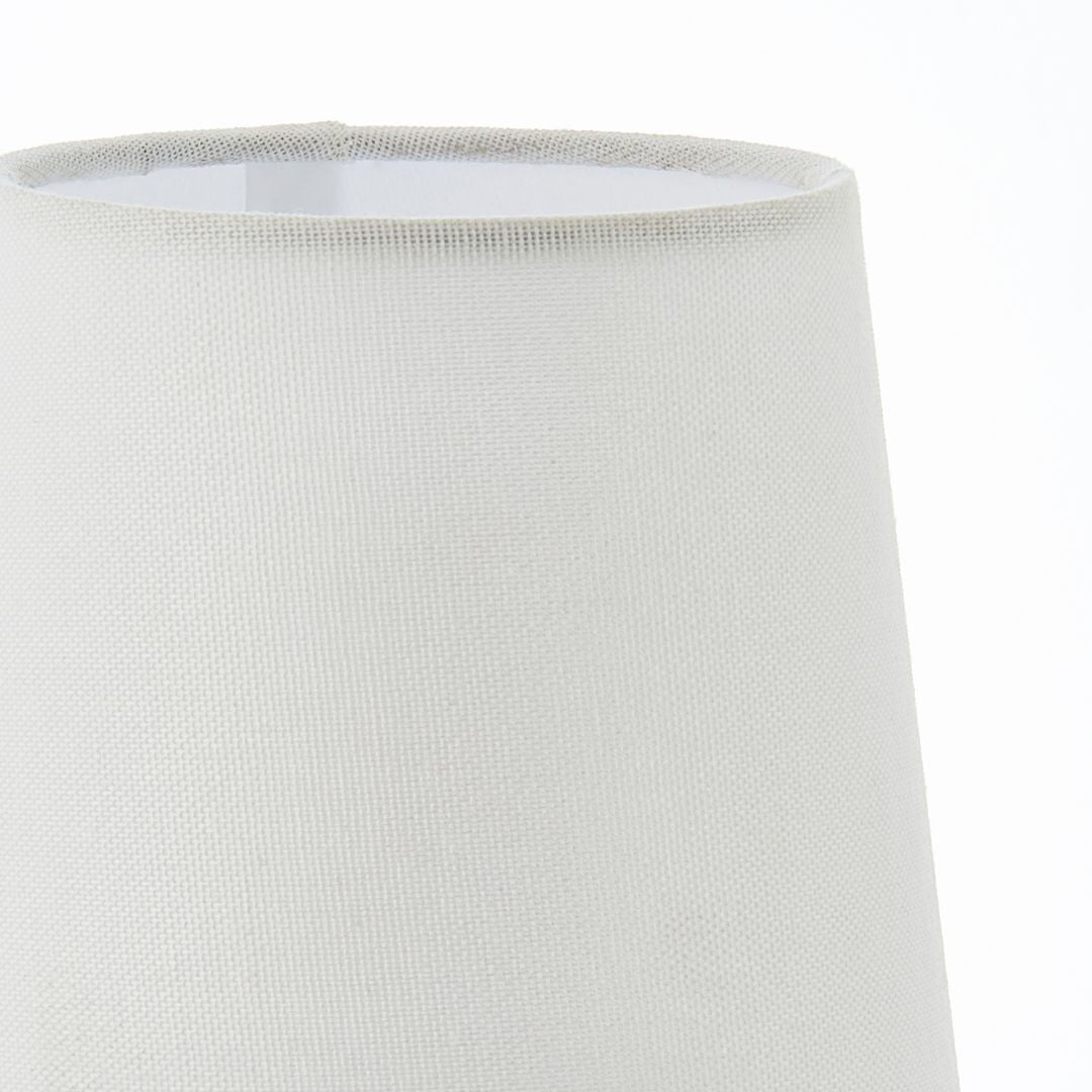 Pagazzi White Linen Clip-On Lampshade