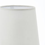 Pagazzi White Linen Clip-On Lampshade
