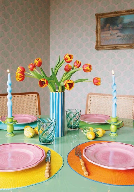 Casa by Josephine Jenno Translucent Turquoise Acrylic Tumblers - Set of 6