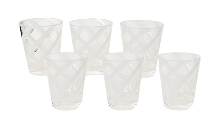 Casa by Josephine Jenno White Acrylic Tumblers - Set of 6