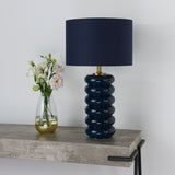 Pagazzi Portia Blue Glass Table Lamp