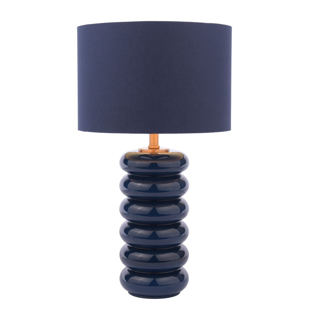 Pagazzi Portia Blue Glass Table Lamp
