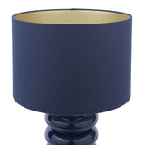 Pagazzi Portia Blue Glass Table Lamp