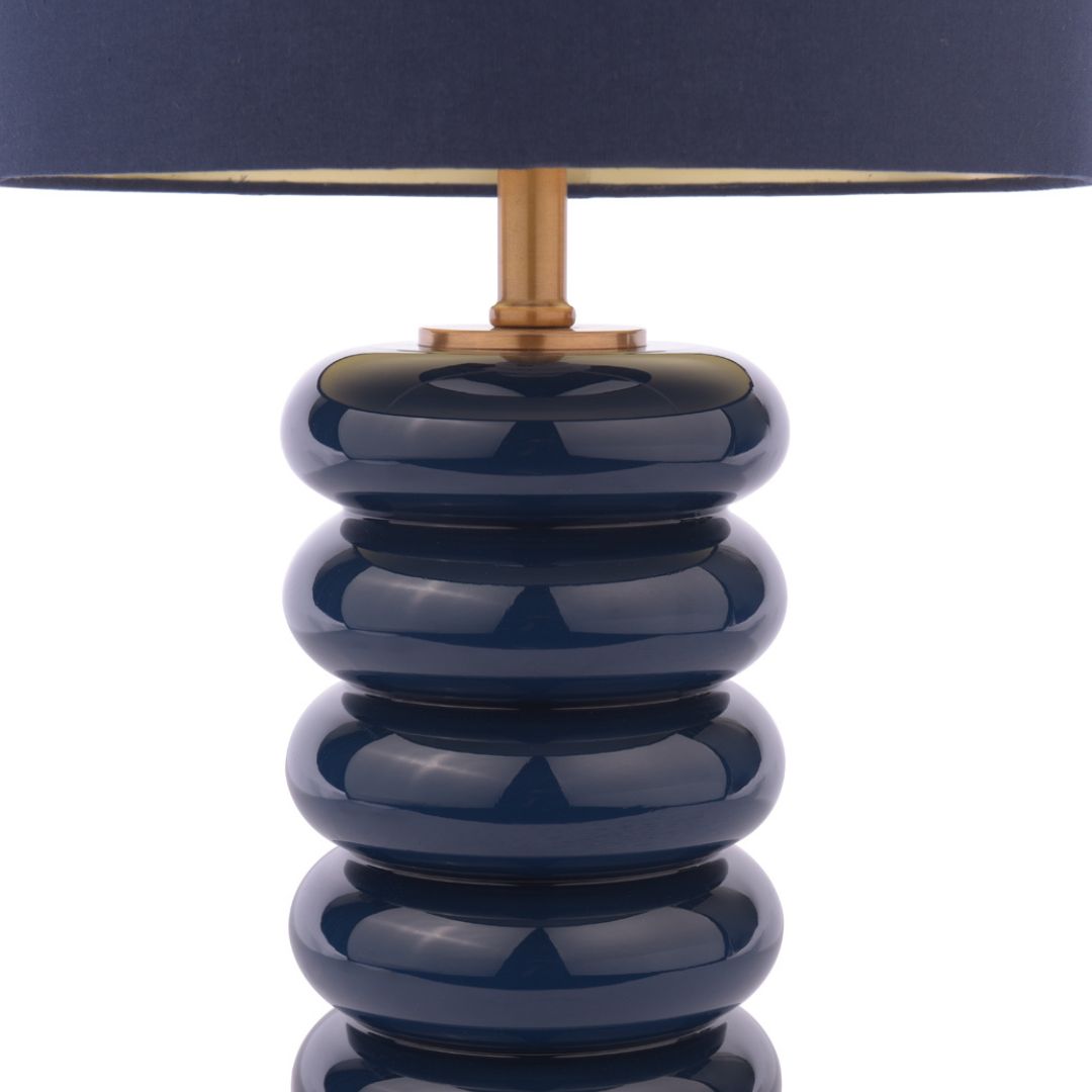 Pagazzi Portia Blue Glass Table Lamp