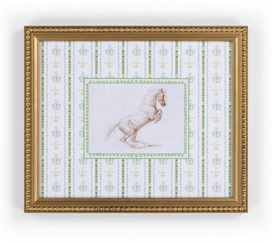 Casa by Josephine Jenno Prancing Beauty Framed Print