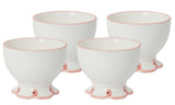 Casa by Josephine Jenno Pink Scalloped Nibbles Bowl - Set of 4