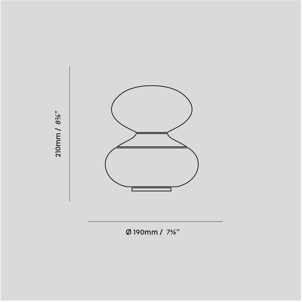 Tala Reflection Oval Table Lamp