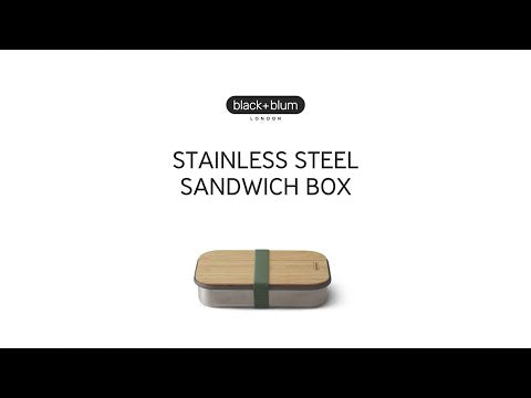 Black Blum Sandwich Box, Orange