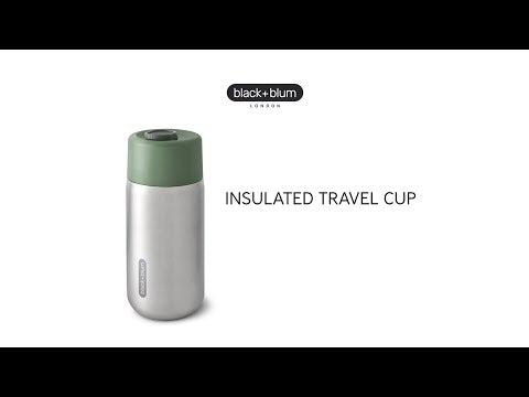 Black Blum Insulated Travel Cup, Orange