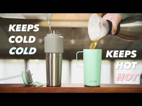 Asobu Twin Pack Bottle (900ml) with Mug (600ml), Pink