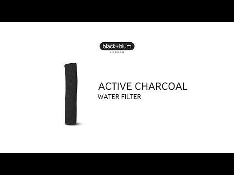 Black+Blum Binchotan Charcoal Water Filter, Pack of 4, Black
