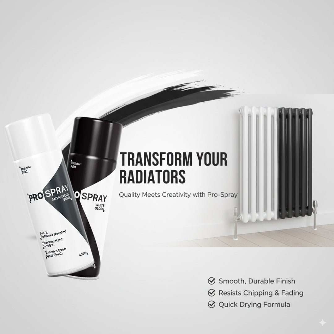Pro Spray Radiator Paint 3-in-1 Heat Resistant Spray – Best Ideas UK