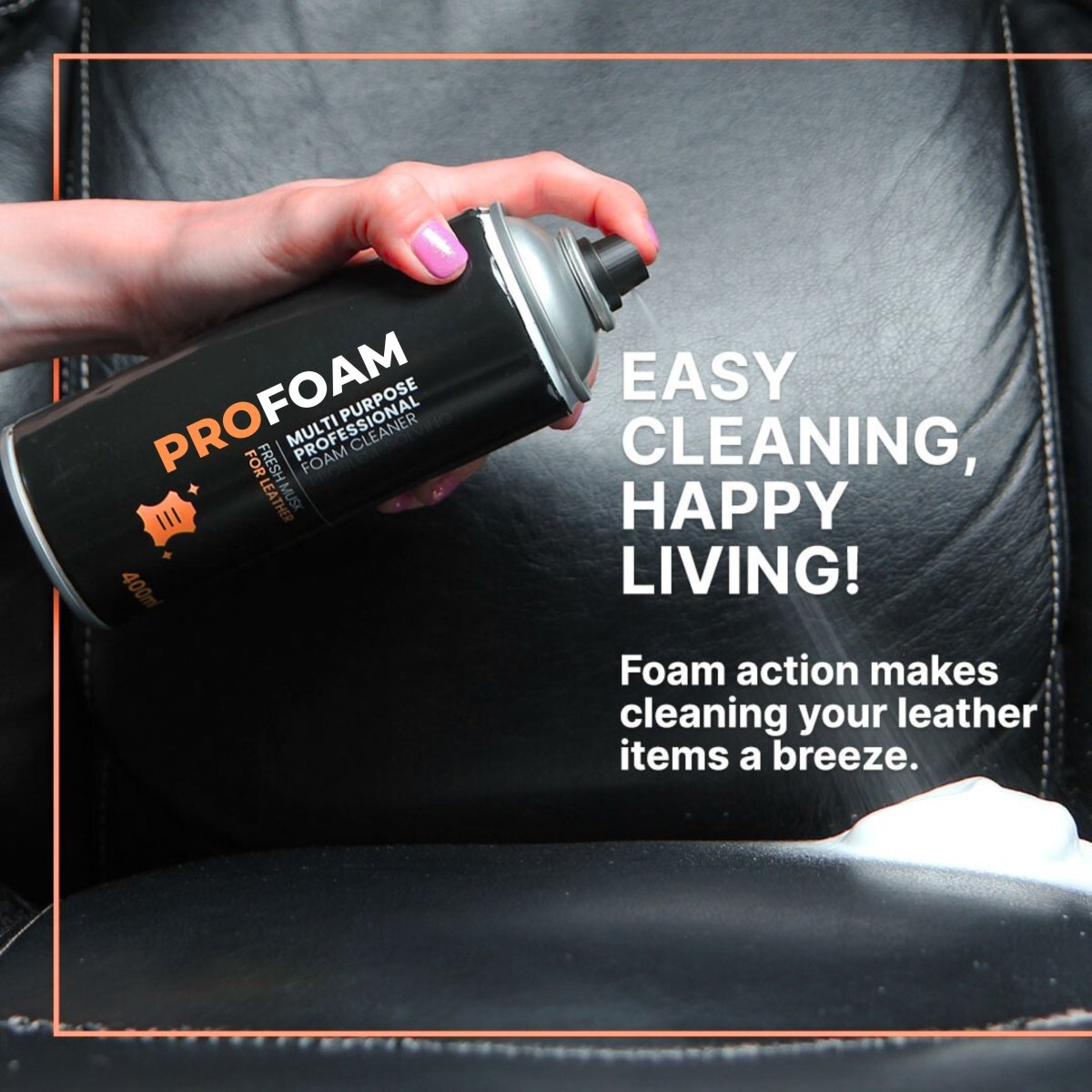 Best Ideas UK Profoam Leather Cleaner Musk Scent