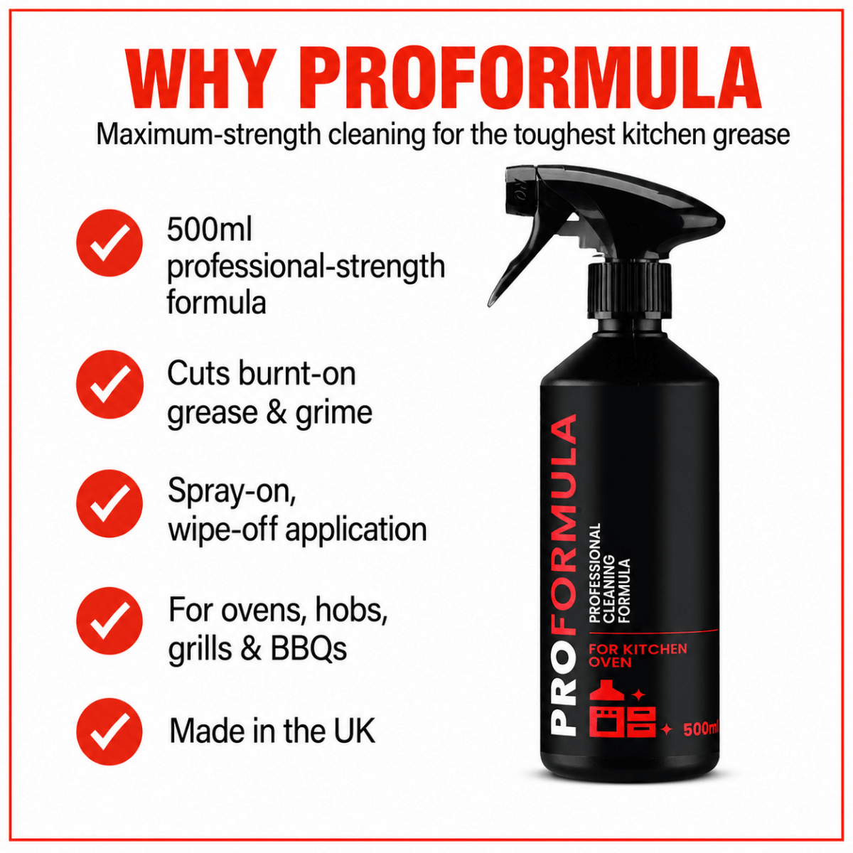 ProFormula Kitchen Hob & Oven Cleaner - Best Ideas UK
