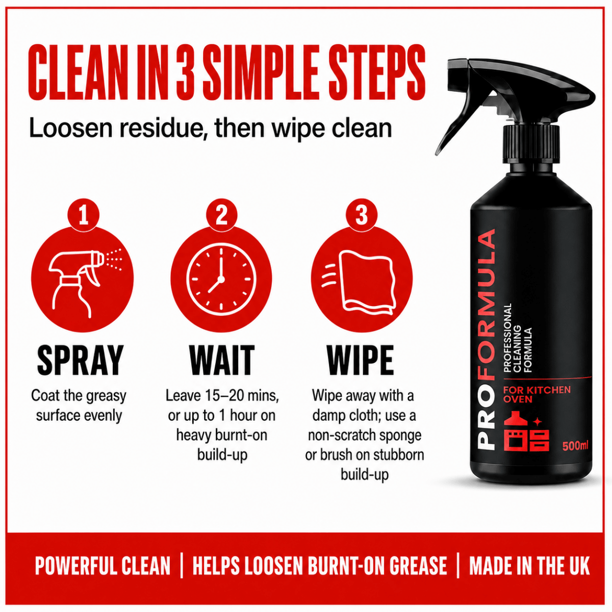 ProFormula Kitchen Hob & Oven Cleaner - Best Ideas UK
