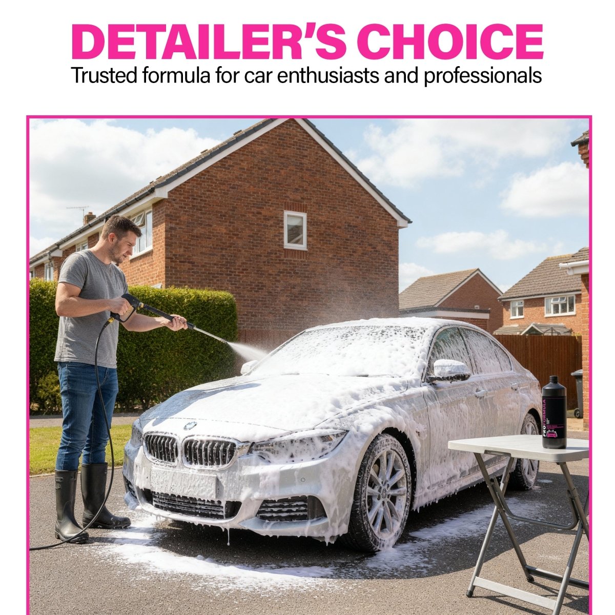 Best Ideas UK ProFormula Snow Foam Car Cleaner Bubble Gum Scent