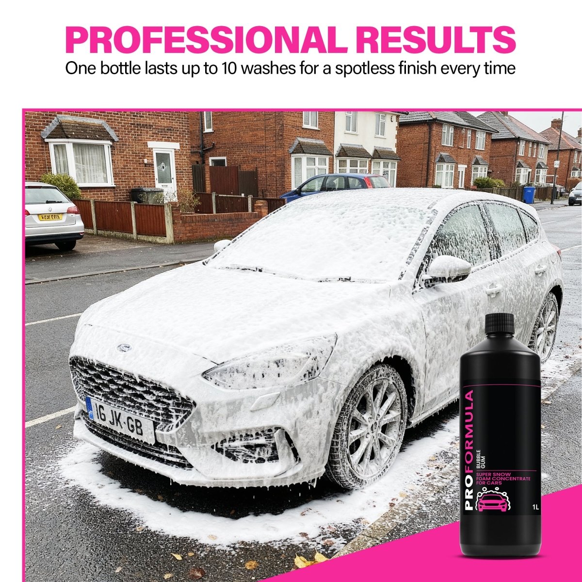 Best Ideas UK ProFormula Snow Foam Car Cleaner Bubble Gum Scent