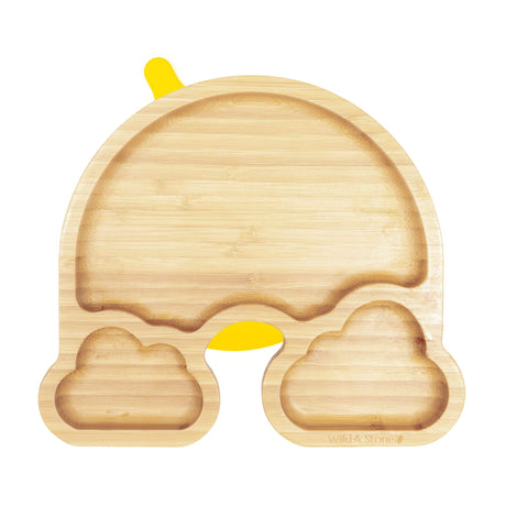 Wild & Stone Baby Bamboo Weaning Plate Set - Over The Rainbow