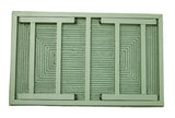 Casa by Josephine Jenno Rattan Breakfast Tray - Green