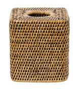 Casa by Josephine Jenno Rattan Tissue Box Cover - Brown