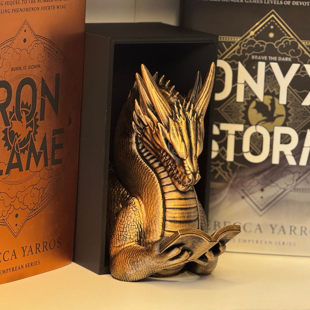 Filamora Studios Dragon Book Nook Velaris ACOTAR Bookend
