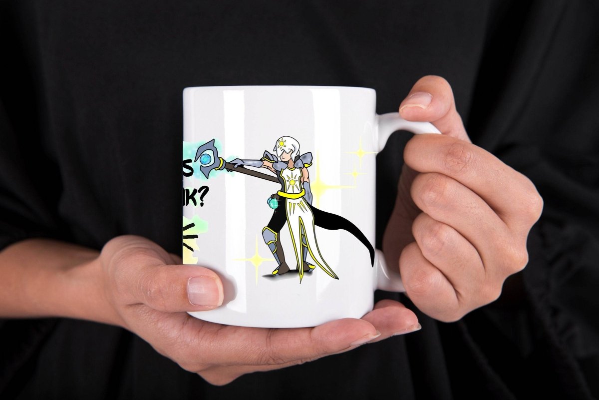Cleric’s Favourite Drink Divini-Tea DND Mug by Resplendent Aurora