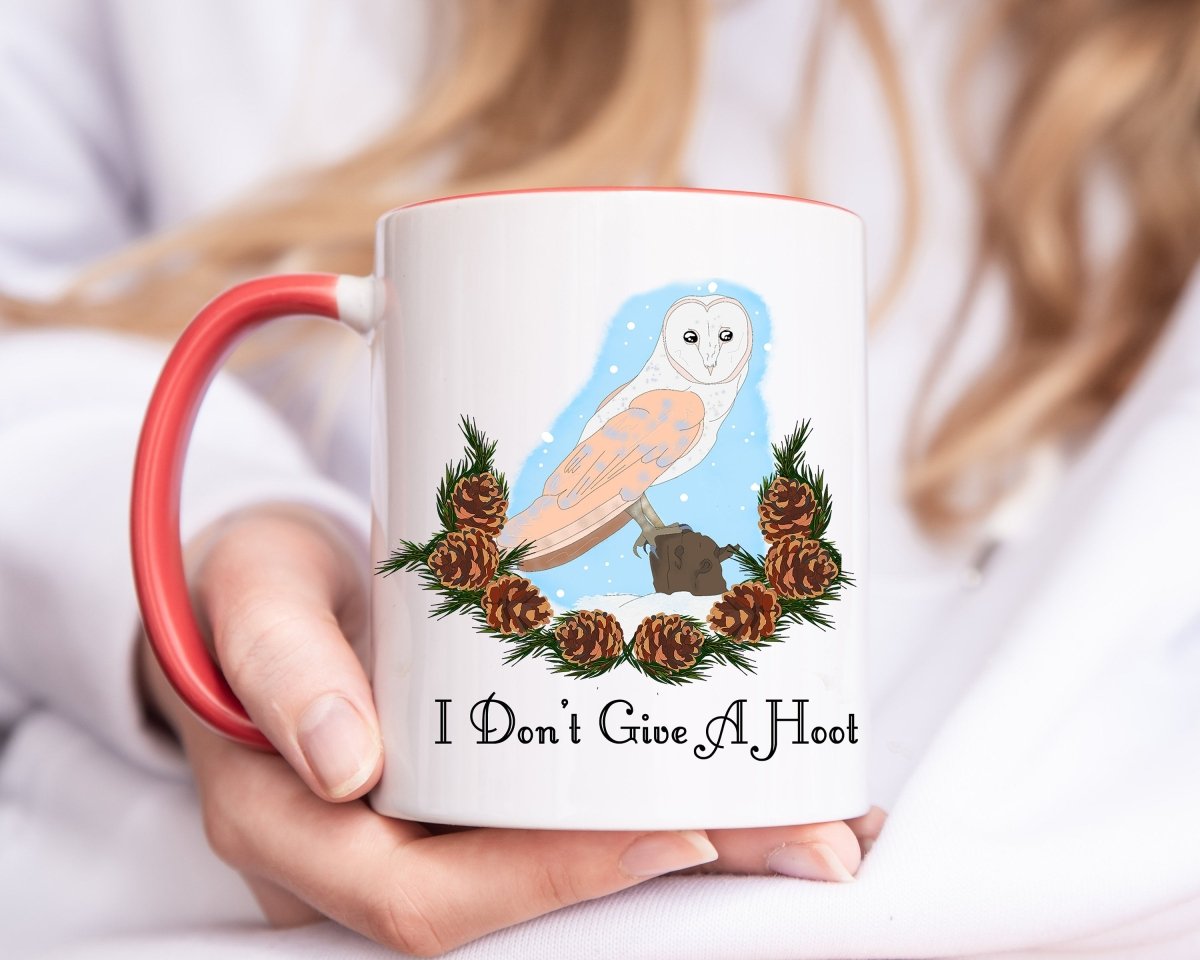 I Don’t Give A Hoot Owl Mug by Resplendent Aurora