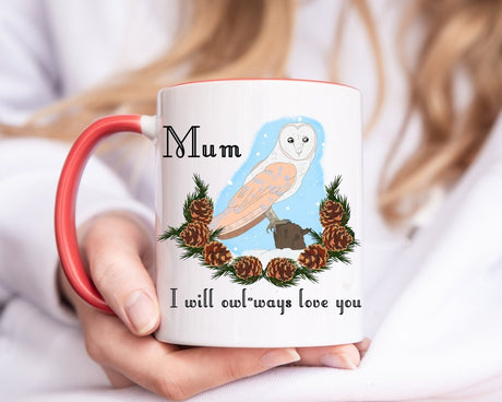 Personalised I Will Owl-Ways Love You Owl Mug by Resplendent Aurora