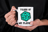 Tears of My Players Dungeon Master DND D20 Mug by Resplendent Aurora
