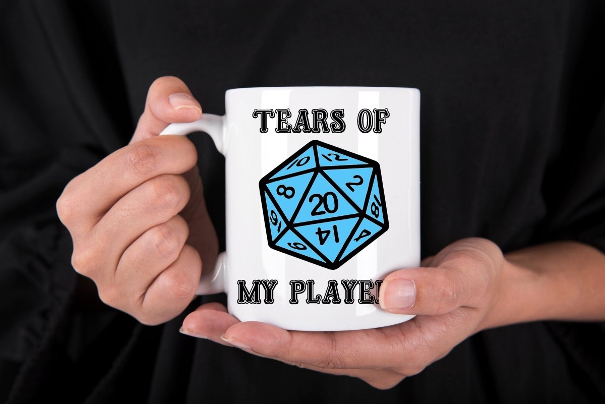 Tears of My Players Dungeon Master DND D20 Mug by Resplendent Aurora
