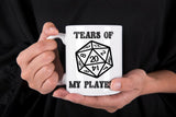 Tears of My Players Dungeon Master DND D20 Mug by Resplendent Aurora
