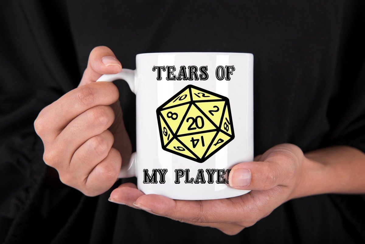 Tears of My Players Dungeon Master DND D20 Mug by Resplendent Aurora