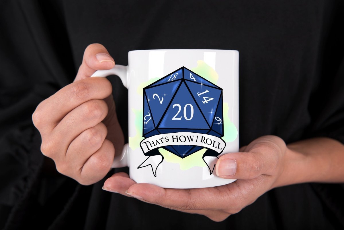 That’s How I Roll DND D20 Mug by Resplendent Aurora