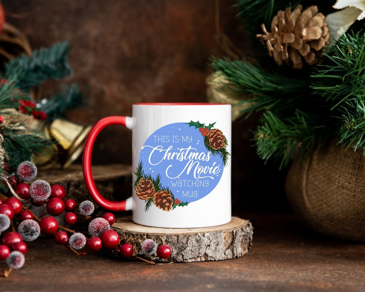 This Is My Christmas Movie Watching Mug by Resplendent Aurora