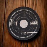 Filamora Studios Retro Vinyl Record Coaster Music Decor