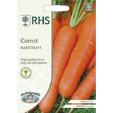 AllotMate Essentials RHS Carrot Maestro F1 Seeds – Nantes Variety
