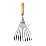 AllotMate Essentials RHS Endorsed Stainless Steel Shrub Rake by Burgon & Ball